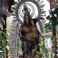 Imagen de la Virgen de la Cabeza.