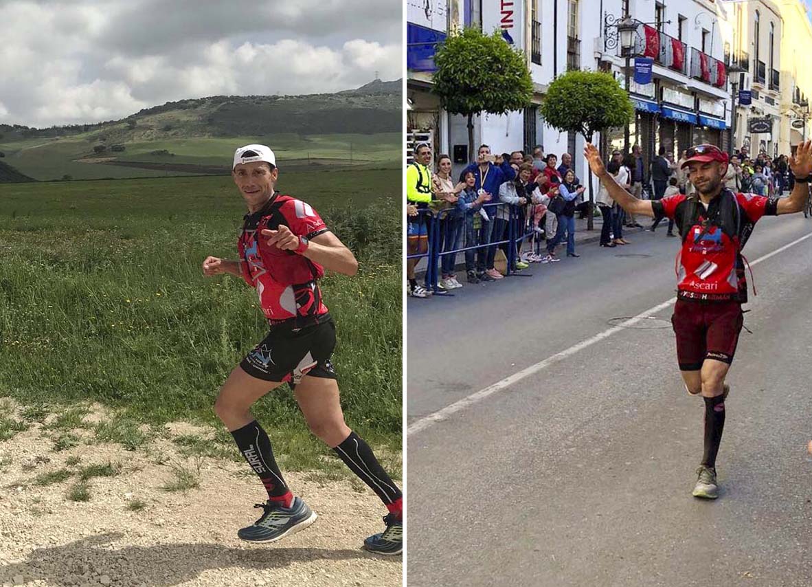 Dos corredores del Club Ascari-Harman Trail Running lograron entrar cuarto y quinto en los 101 km de la Legión
