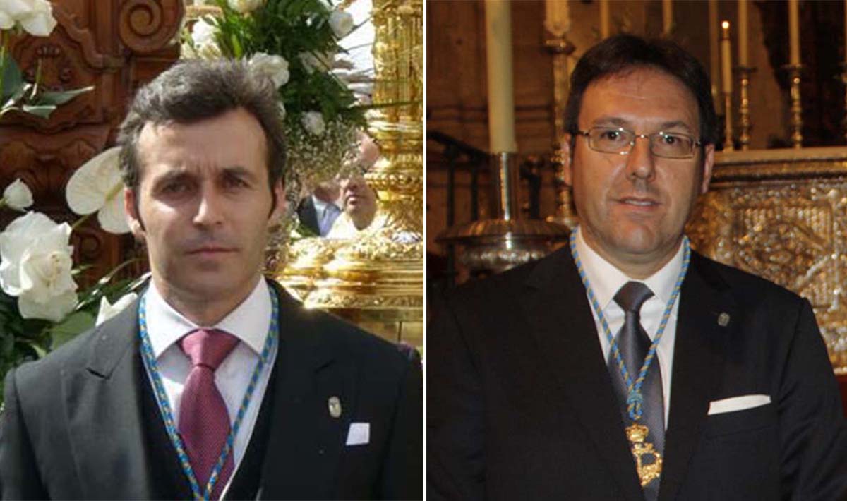 Francisco Jesús Ruiz Arrocha (izquierda) y Jorge García, presidente saliente.