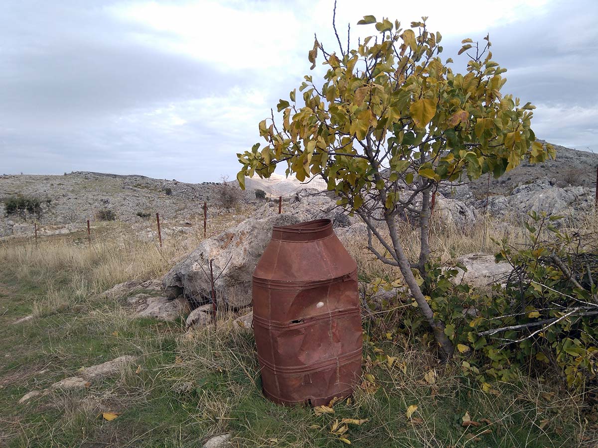 Imagen de uno de los objetos que se han retirado de estos parajes naturales.