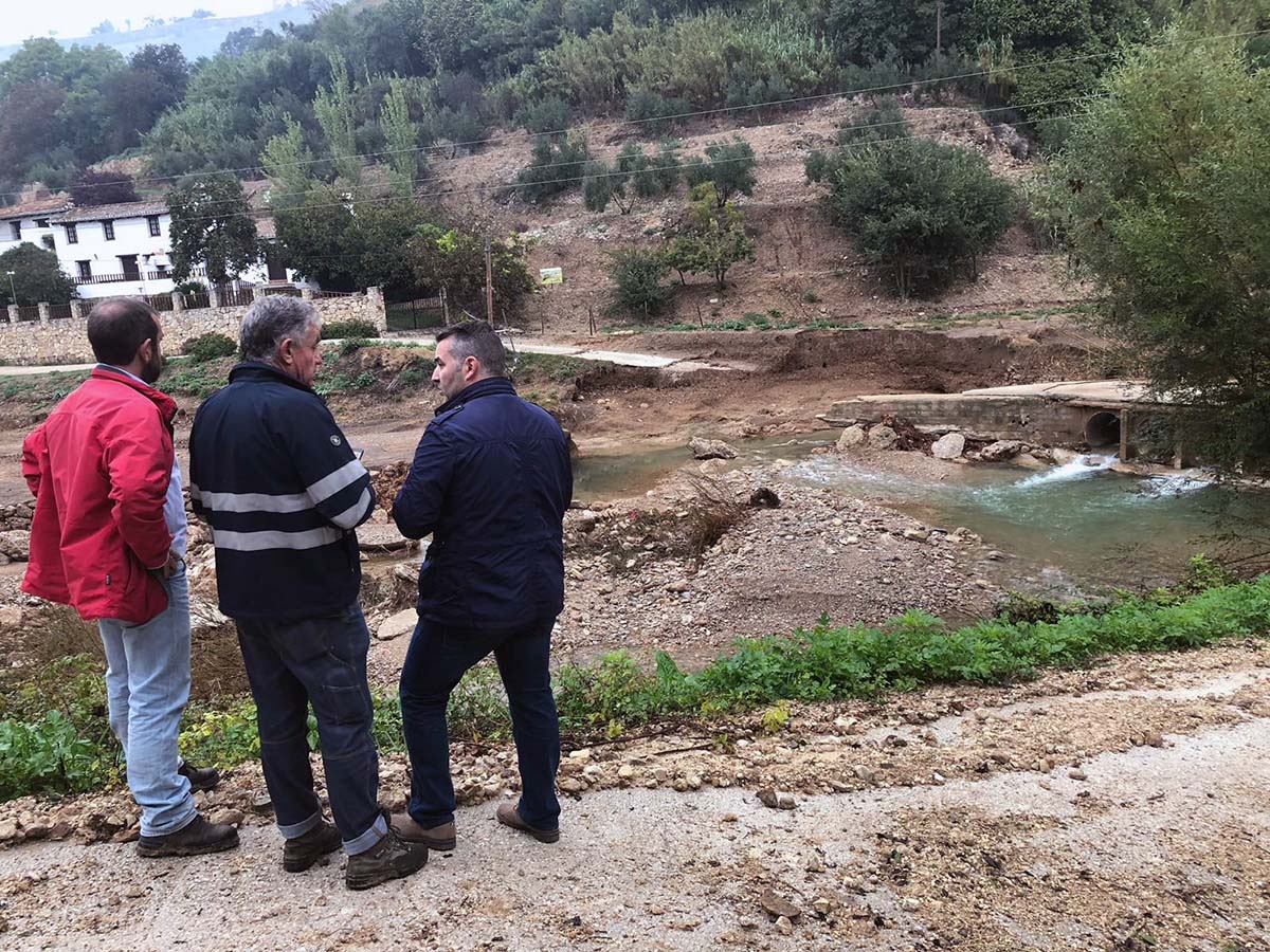 El Ayuntamiento valora los daños causados por la gota fría en el término de Ronda en más de 3,5 millones de euros