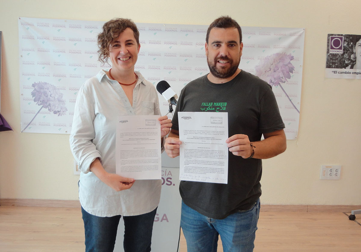 Podemos denuncia en el Parlamento andaluz que Puerto Saúco lleva ya seis meses sin agua por dejadez del Ayuntamiento
