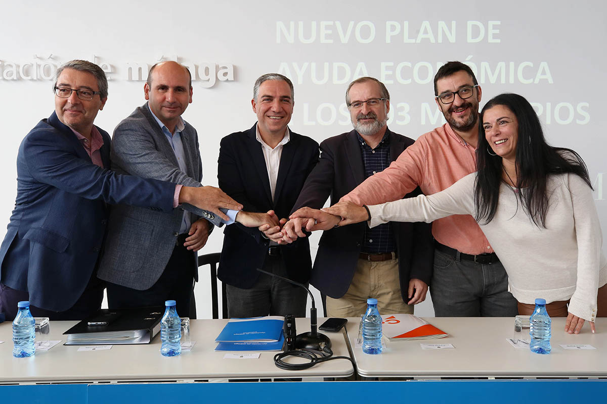 Todos los grupos de la Diputación han apoyado este reparto extraordinario de fondos a los municipios malagueños.