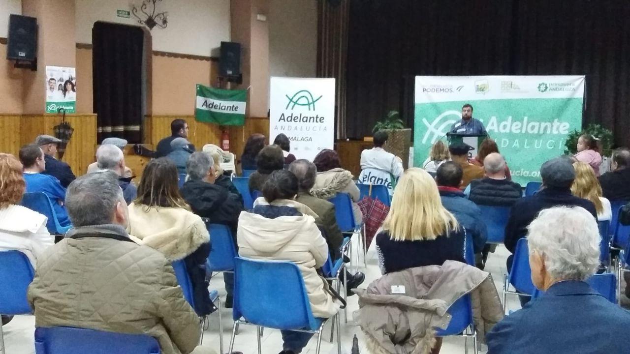 Adelante Andalucía en el acto central de campaña de la comarca celebrado en Arriate.