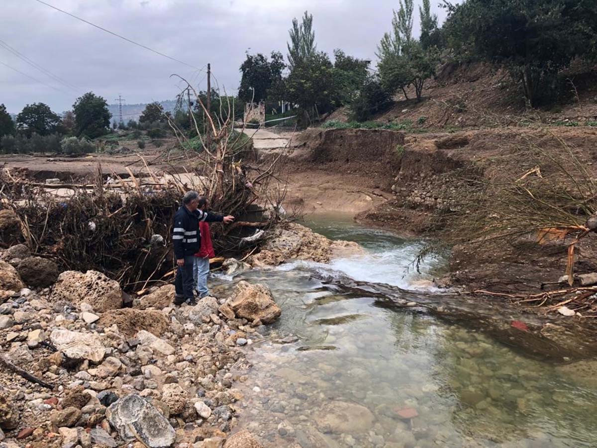Un mes después de las inundaciones más de la mitad de los carriles de Ronda siguen cortados o en un estado de deterioro