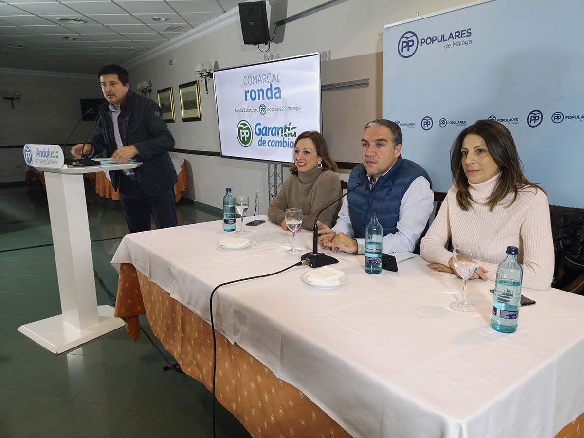 El PP recoge en su programa para las elecciones autonómicas del 2-D la autovía Ronda-Málaga