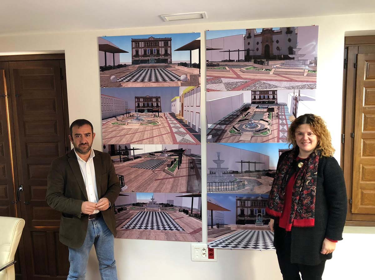 El Ayuntamiento presenta los proyectos de mejora en plaza de España y Carlos Cano, y la renovación de la del Socorro