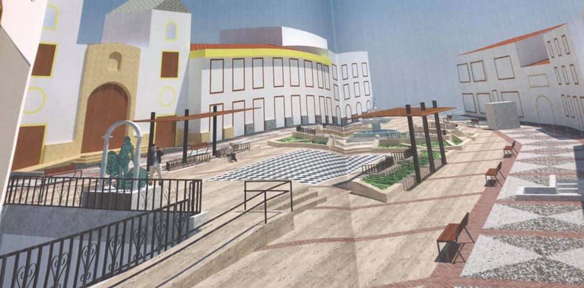 Así quedará la plaza del Socorro con el proyecto que quiere realizar el Tripartito