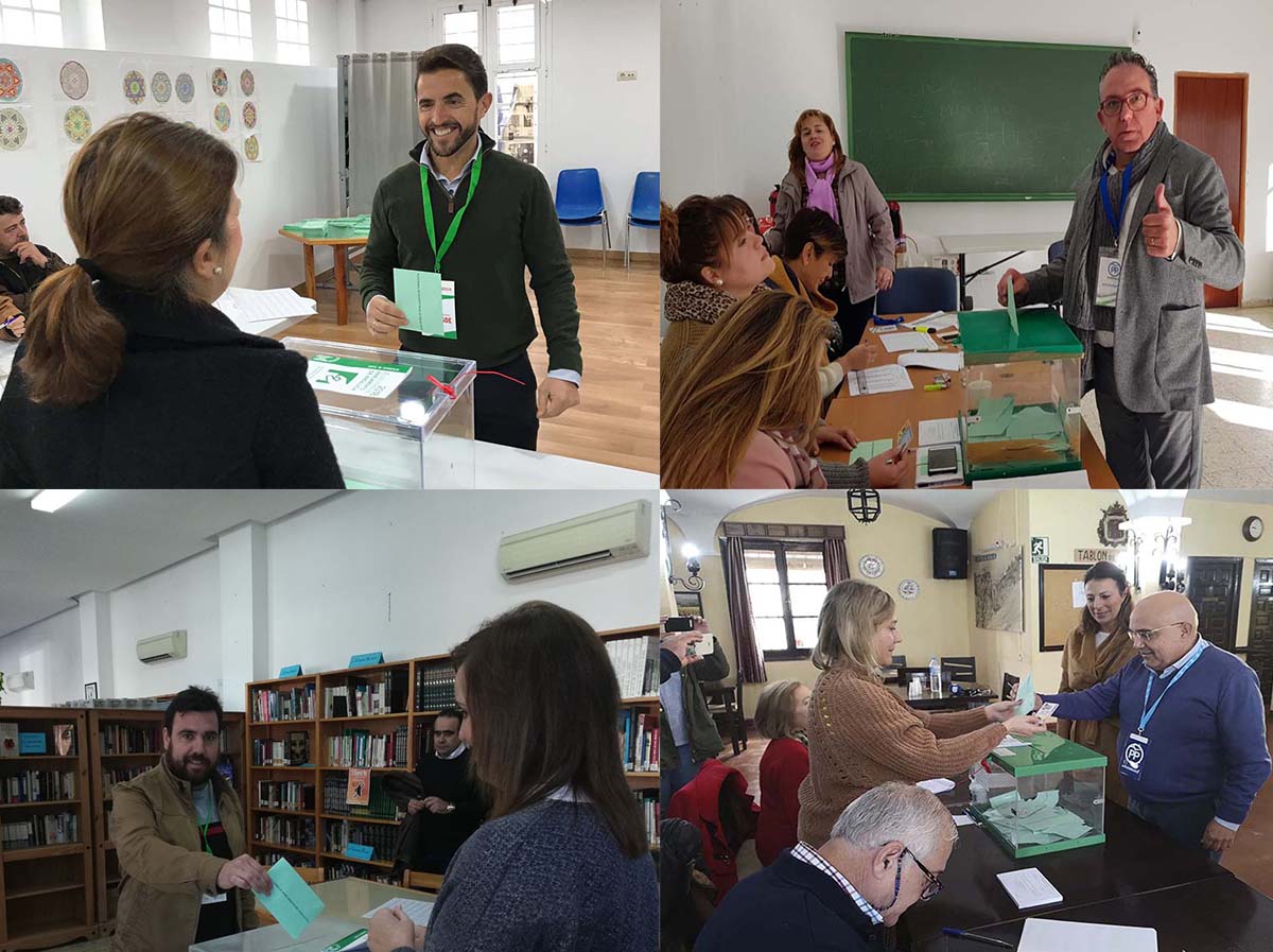 Los cuatro candidatos de la Serranía para estas autonómicas han votado a primeras horas de la mañana.