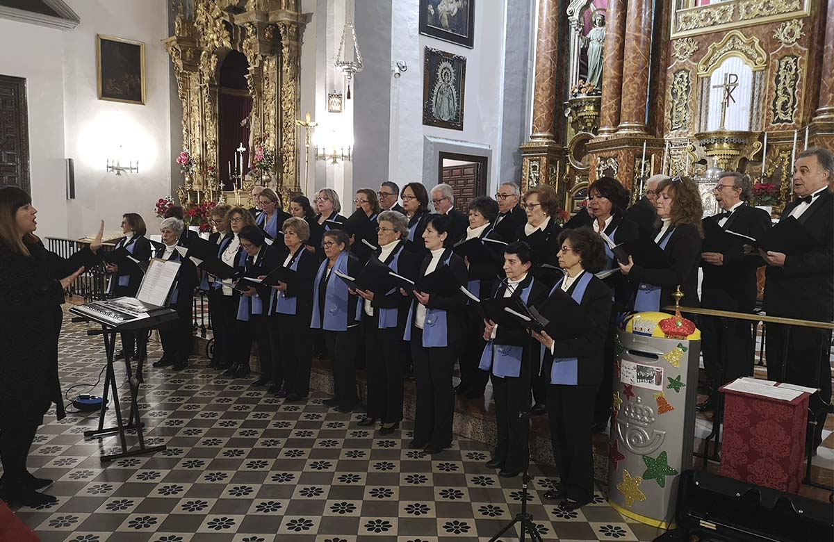 Un momento del concierto que ofreció el orfeón rondeño en Santa Cecilia este domingo.