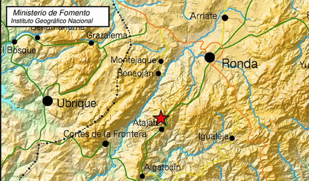 El epicentro del terremoto se ha localizado en el municipio de Atajate.