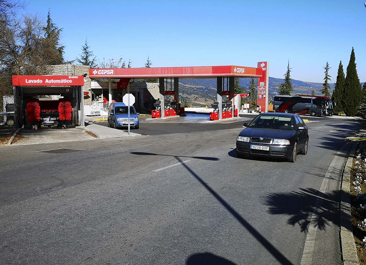 Los hechos han ocurrido en este tramo de la avenida de La Legión.