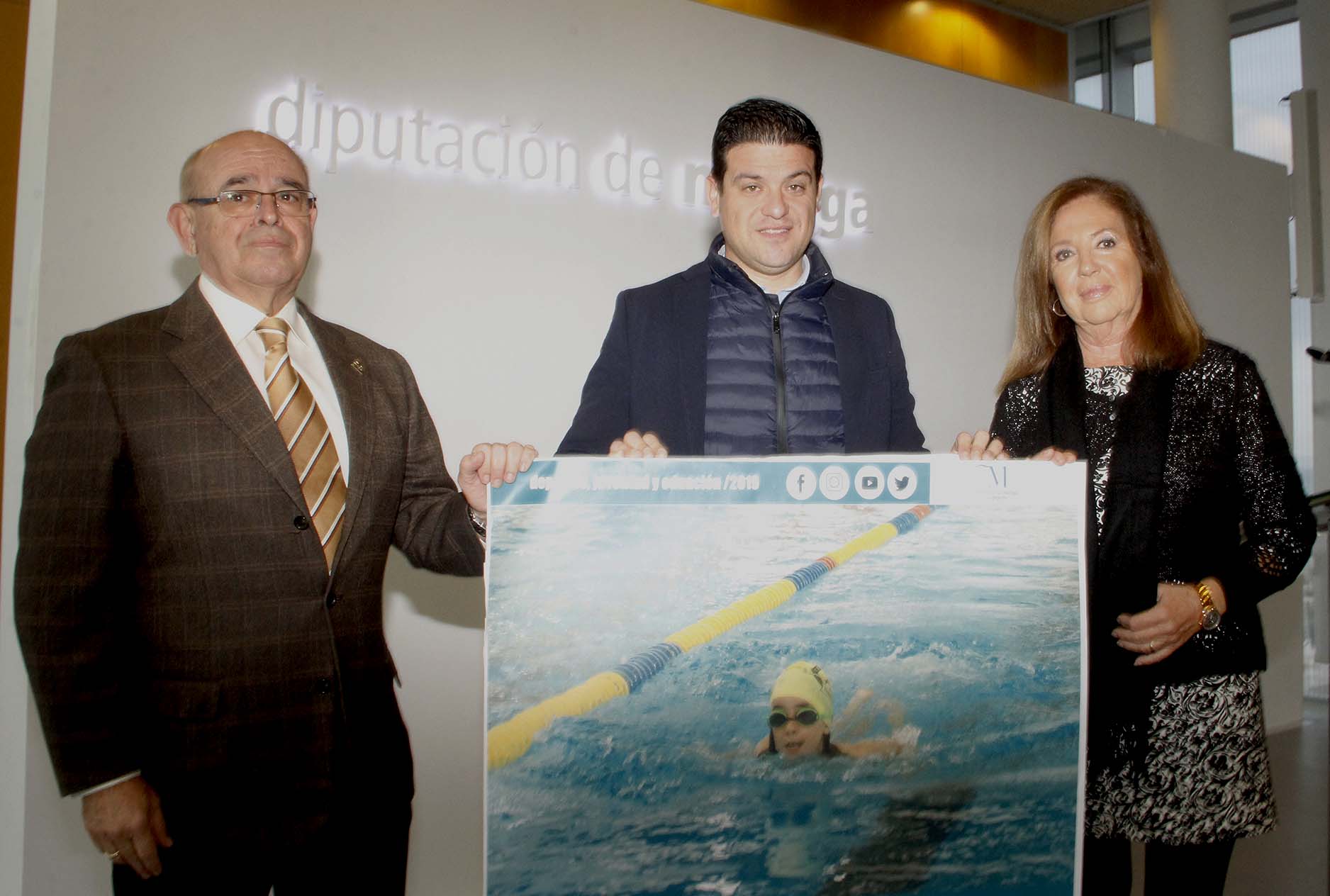 El Circuito Provincial de Natación se ha presentado en la Diputación de Málaga.