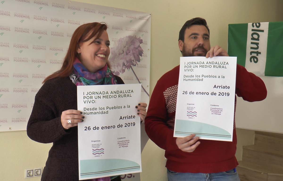 Podemos Andalucía lleva la problemática del medio rural andaluz a una jornada que se celebrará este sábado en Arriate
