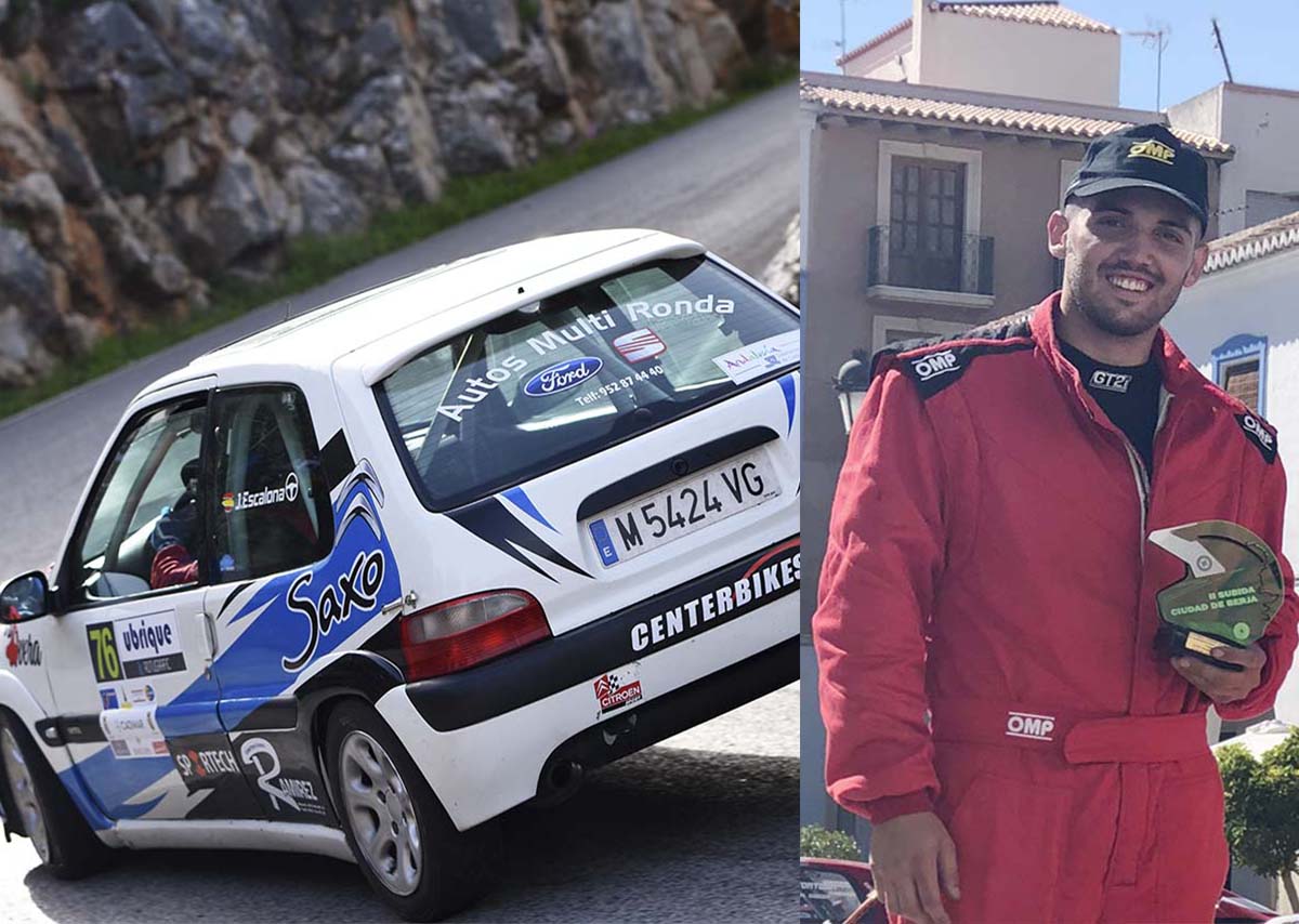 El joven piloto rondeño ha disputado varias pruebas en Andalucía antes de proclamarse campeón.