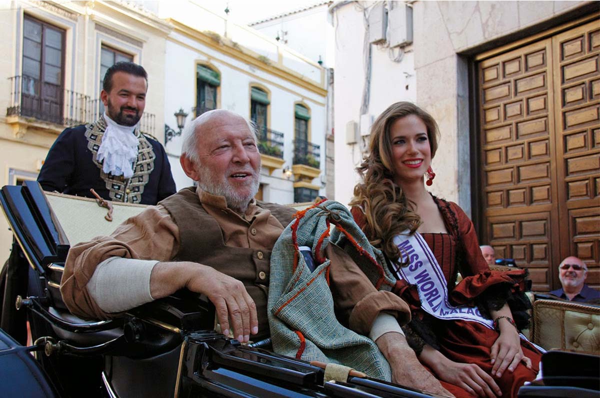Álvaro de Luna durante su asistencia a una de las ediciones de Ronda Romántica.
