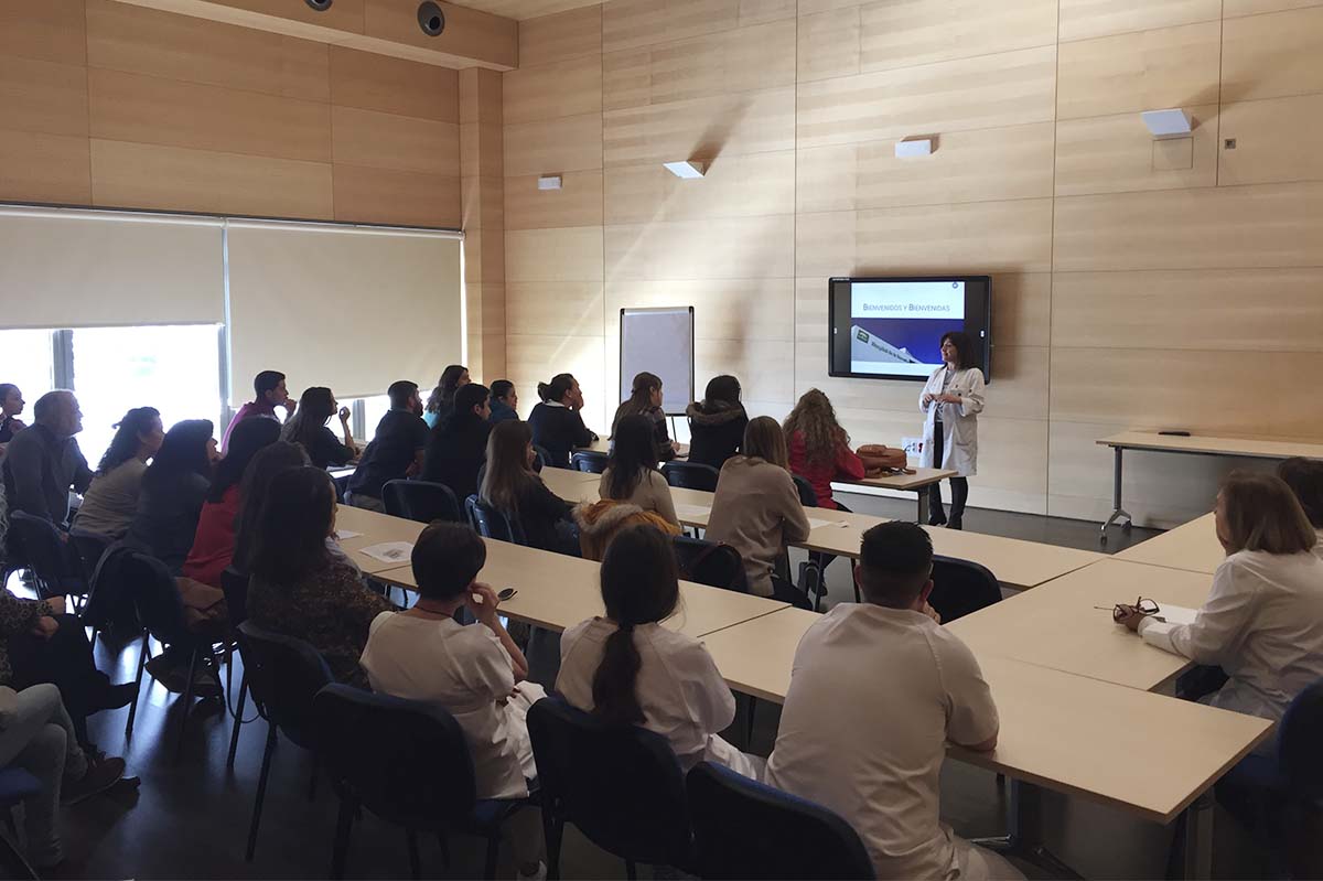 Los estudiantes ya están realizando las prácticas en el Hospital.
