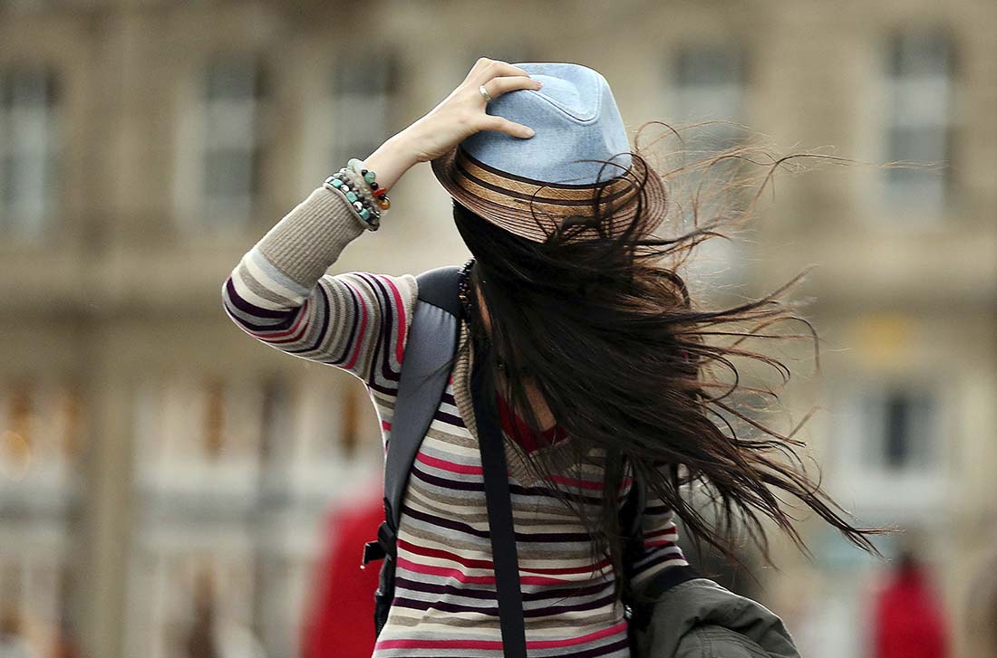 Las rachas de viento de hasta 80 kilómetros se presentarán por la tarde.