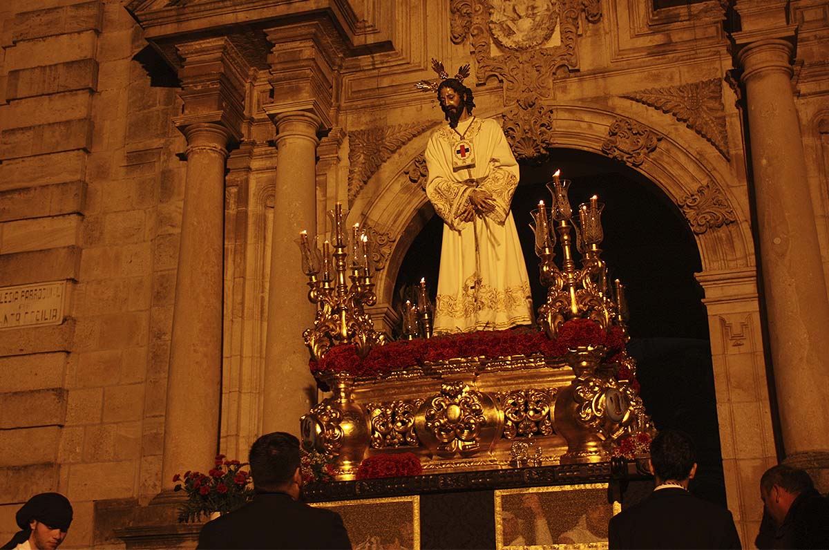 Imagen del Cautivo en su salida del Viernes de Dolores.