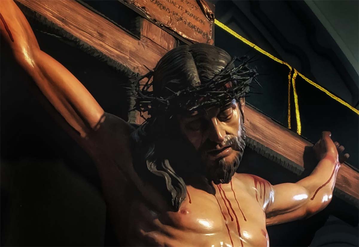 La Hermandad del Huerto incrementa su patrimonio histórico con la bendición de la imagen del Cristo de la Fe