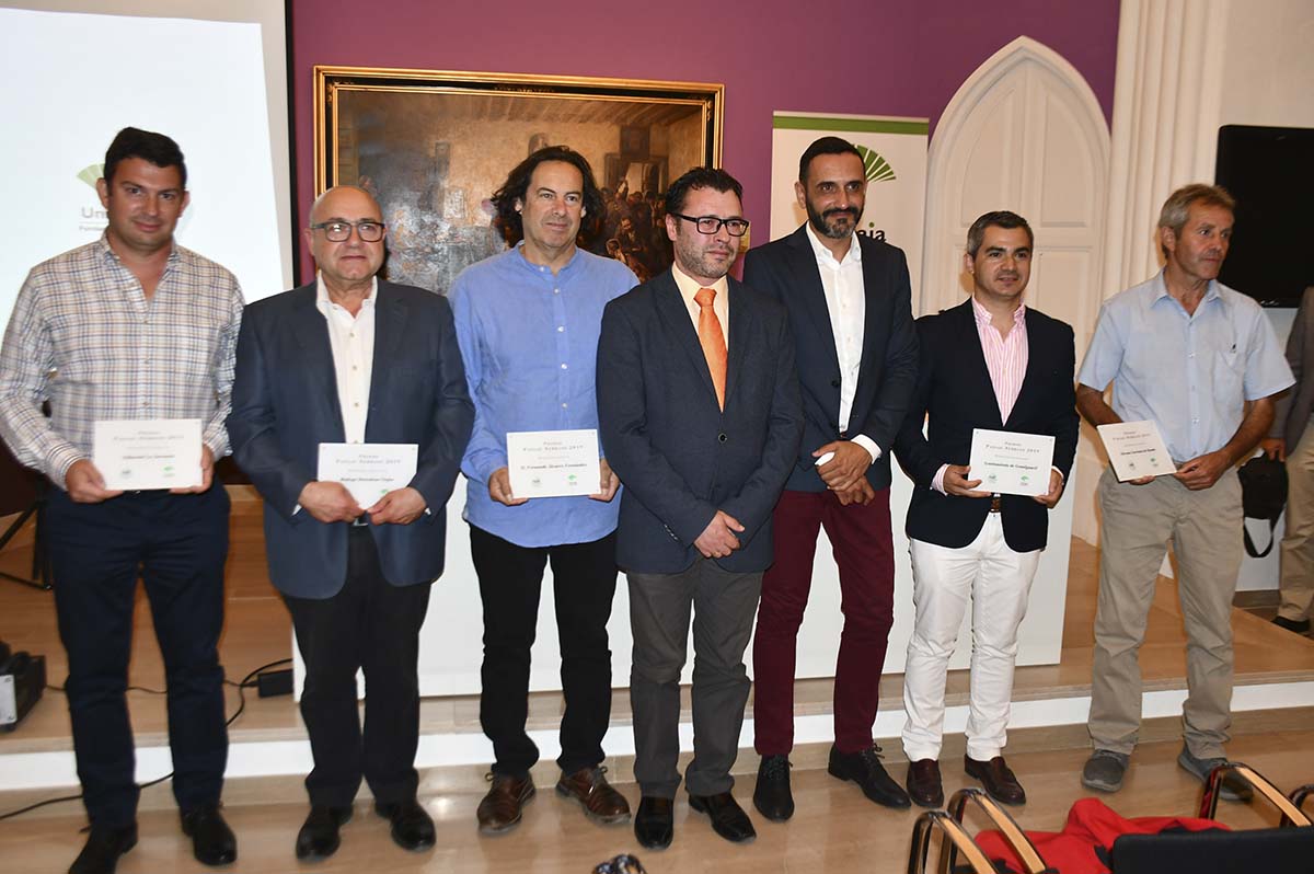 Foto de grupo de las entidades y empresas que han recibido los galardones.