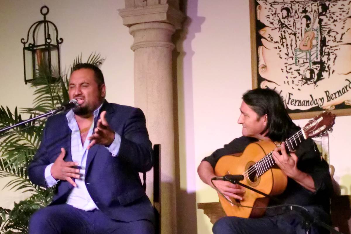 Francisco Javier Heredia, ganador de la modalidad de cante.