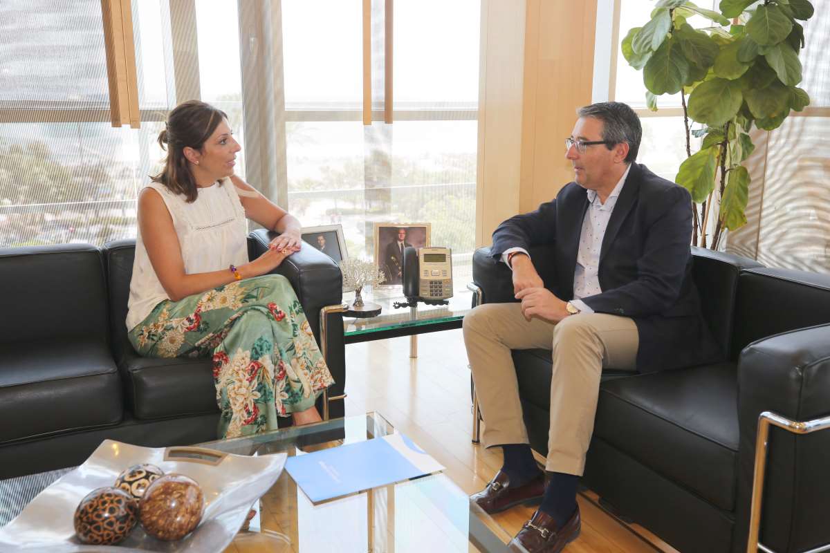Fernández y Salado, durante su primera reunión institucional.