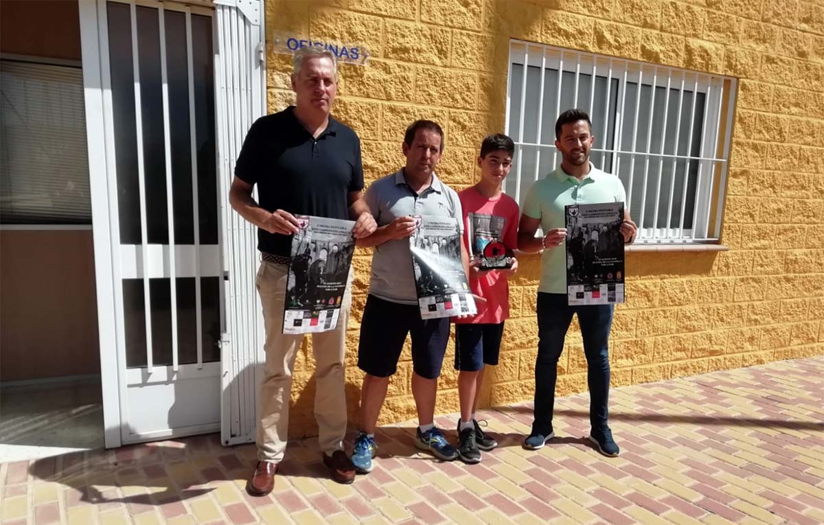 El concejal de Deportes junto a los organizadores de esta prueba.