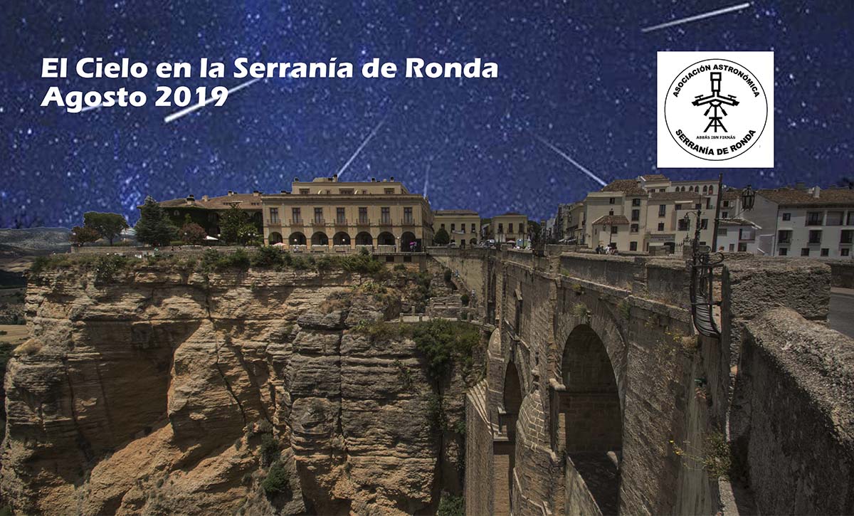 El cielo de Ronda se presenta apasionante en el mes de agosto.