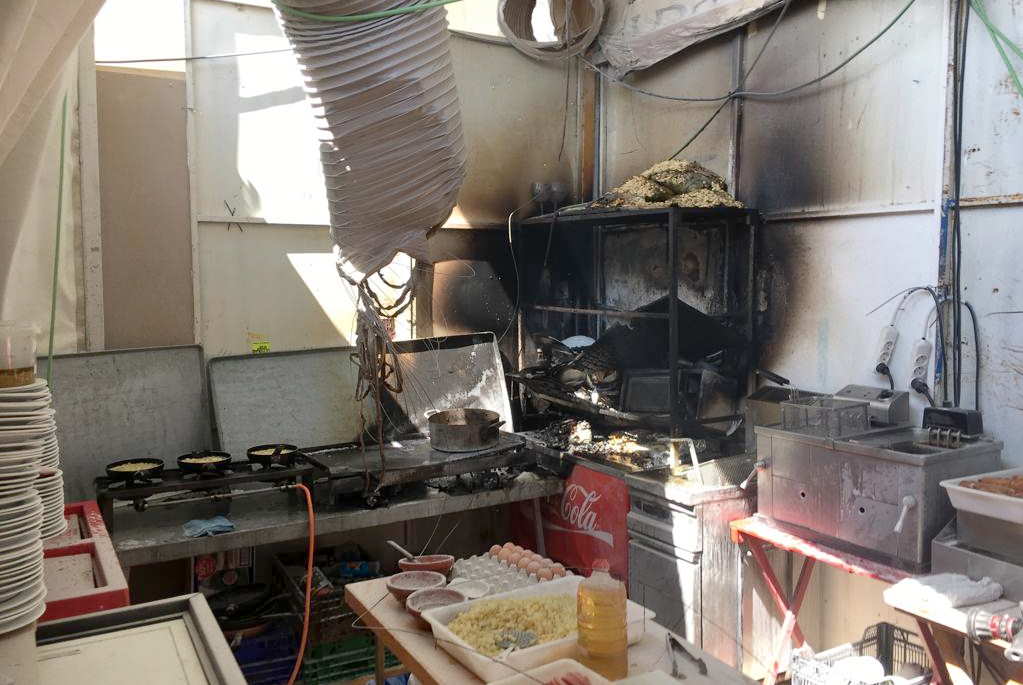 Los daños solo han afectado a las instalaciones de la cocina.