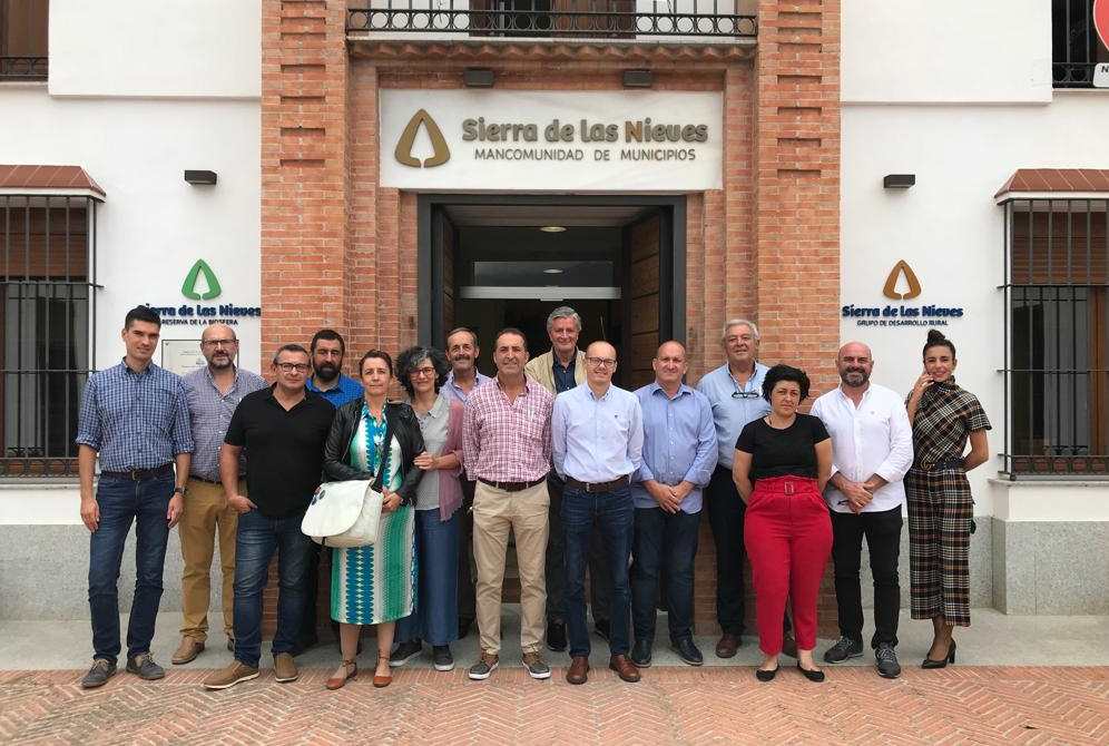 Reunión del Comité Técnico Organizador del congreso, ayer en Tolox.