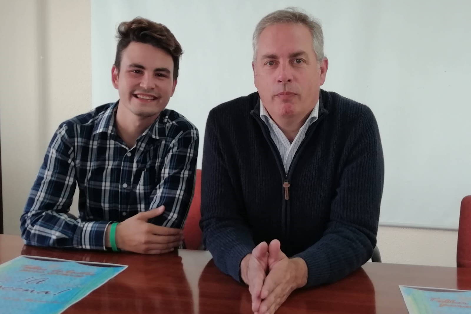Carlos Mirasol y Ángel Manzano, en la presentación de la actividad.