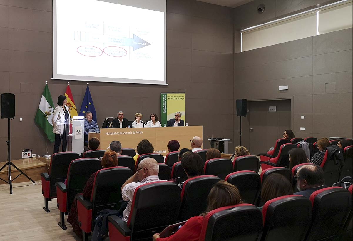 Un momento sobre las jornadas que se han celebrado en el Hospital de la Serranía.