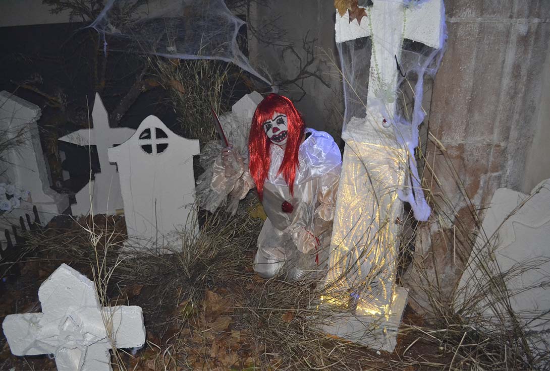 Imagen de unas escenificaciones de Halloween realizadas en Ronda.