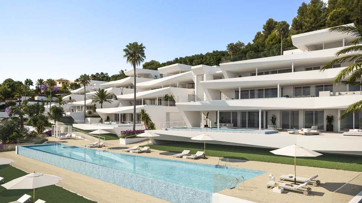 12 CHOSEN es un complejo de 12 apartamentos situados en Sierra Blanca, siendo ésta la mejor urbanización de Marbella