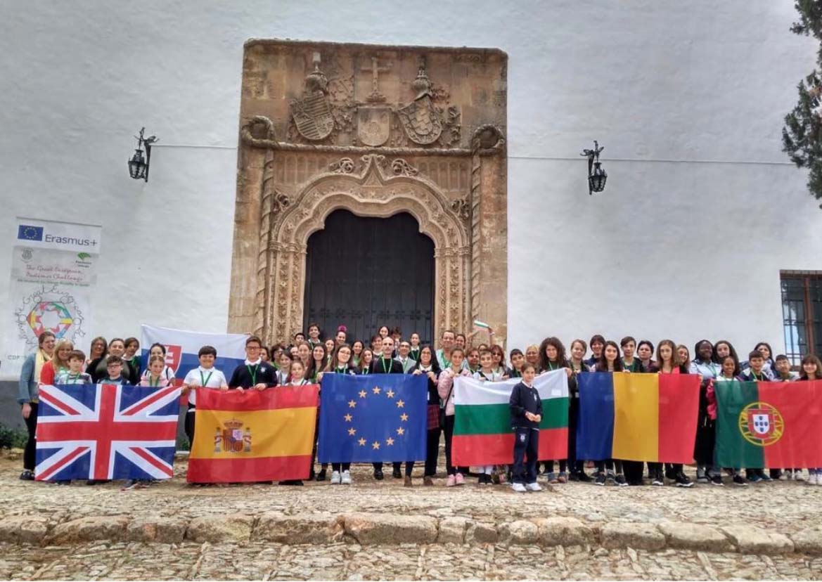 Foto de grupo de los alumnos de los distintos países europeos participantes.