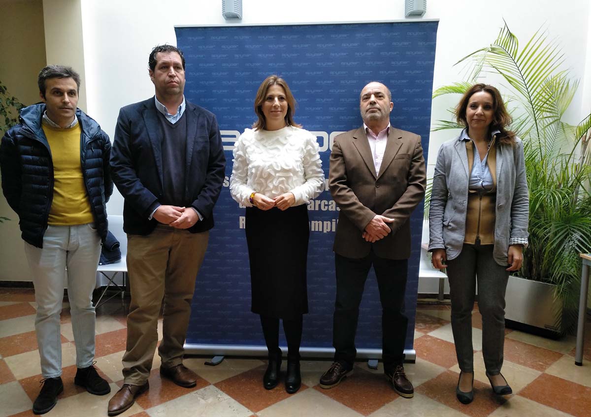 La colaboración entre el Ayuntamiento y Apymer se ha hecho visible hoy en una rueda de prensa.