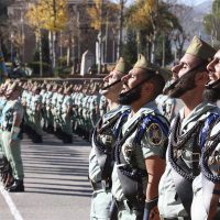 Formación militar de la Legión en el acuartelamiento de Montejaque.