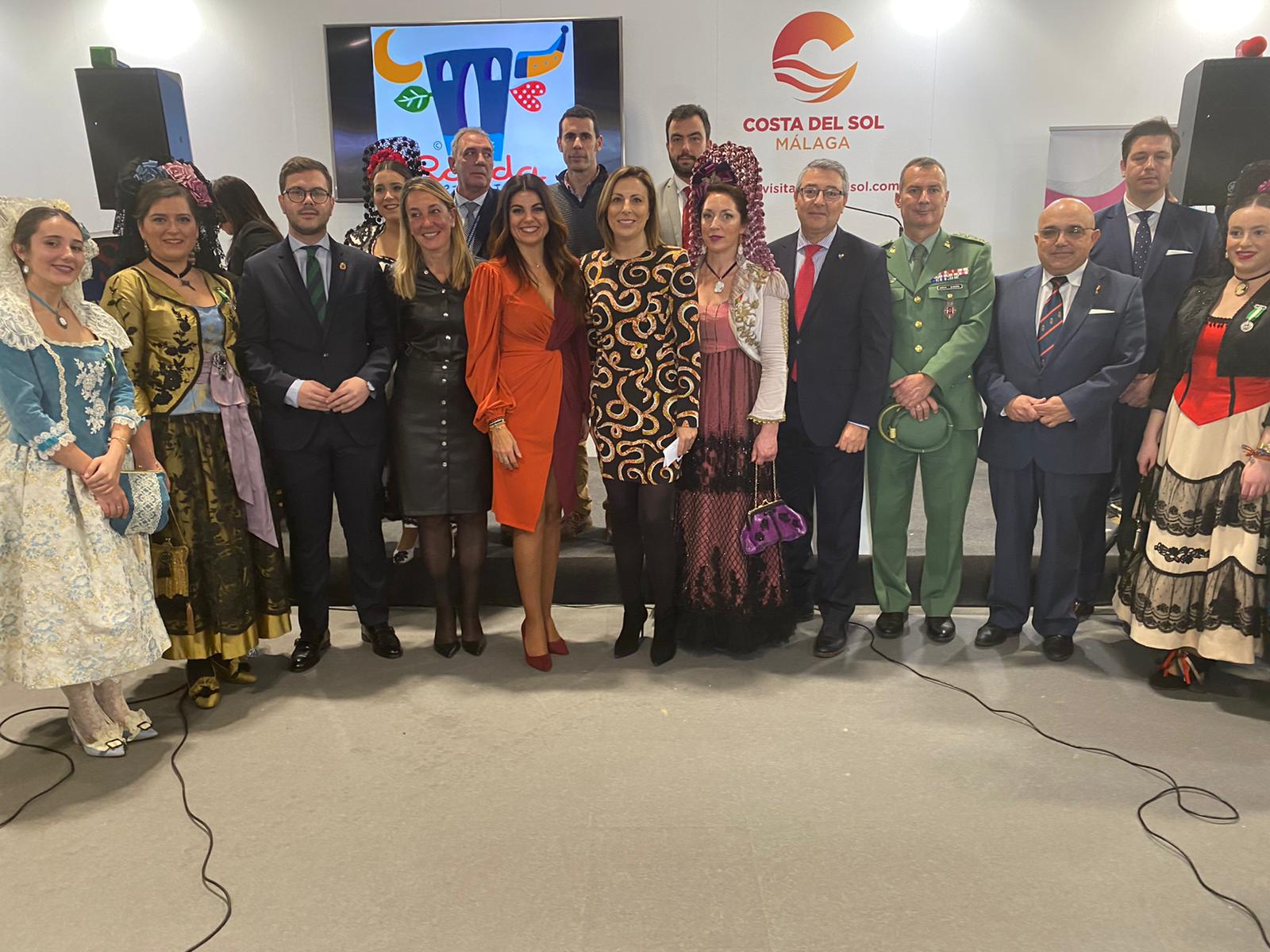 Un momento de la delegación rondeña en este edición de Fitur.