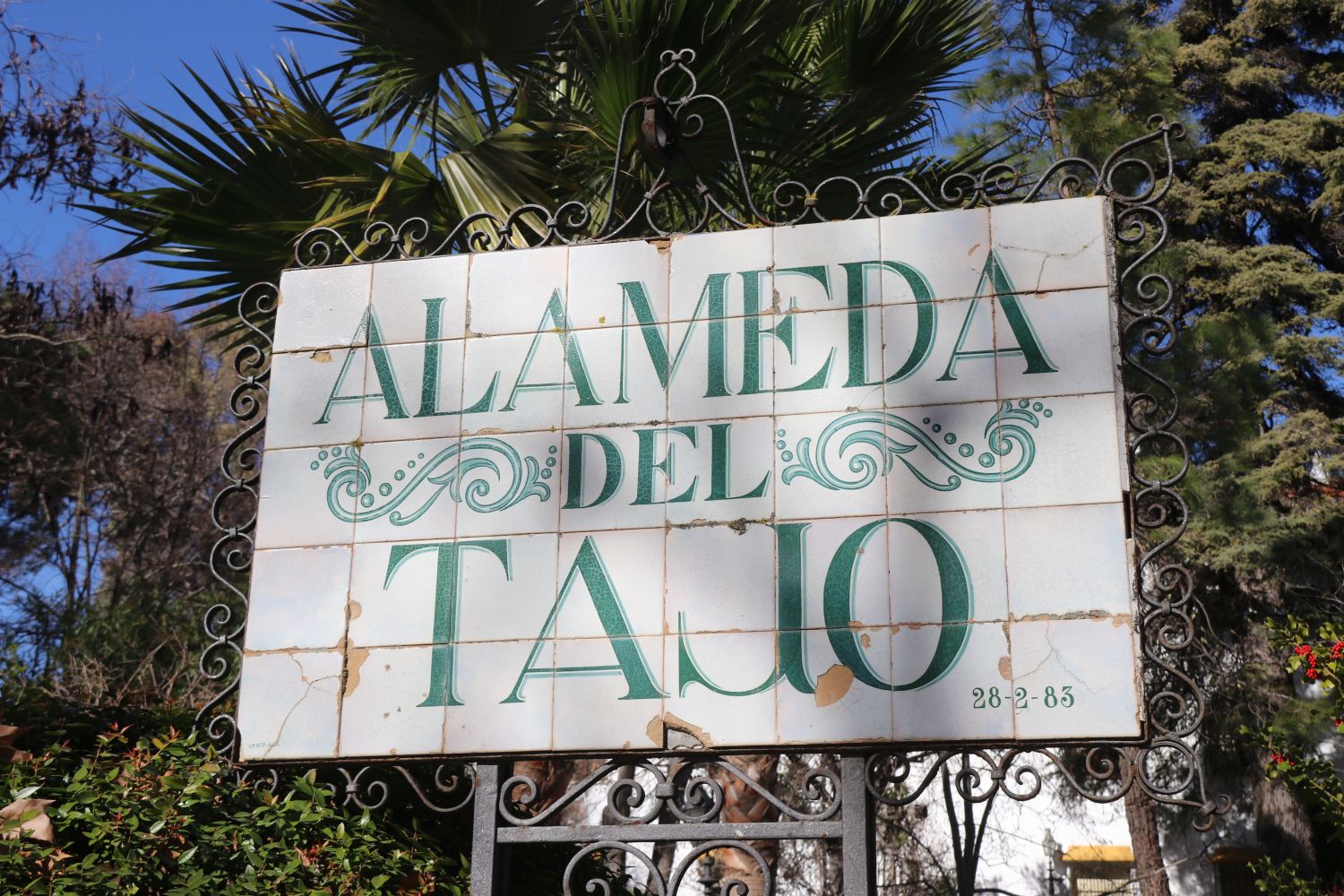 Detalle de la Alameda.