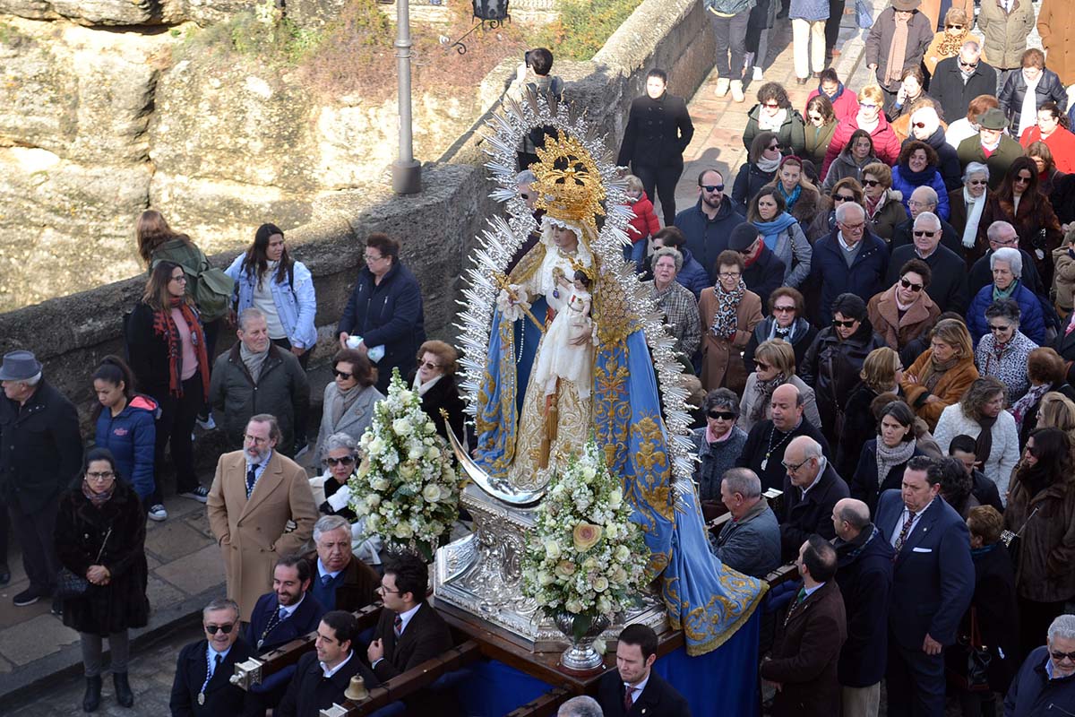 Este año no se realizará el traslado de la imagen ni el besamanos.