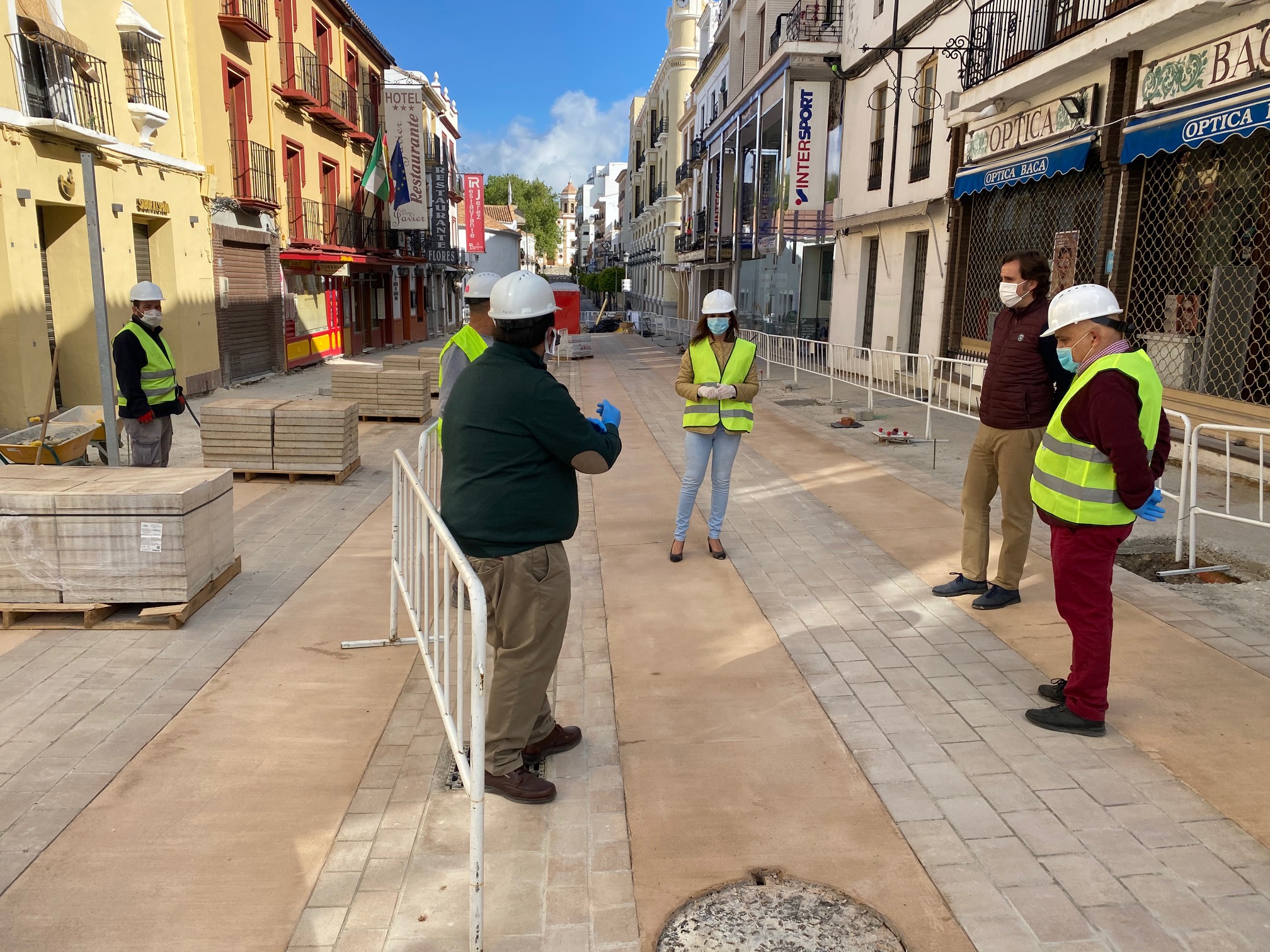 Uno de los proyectos que han retomado ha sido el de la calle Virgen de la Paz.