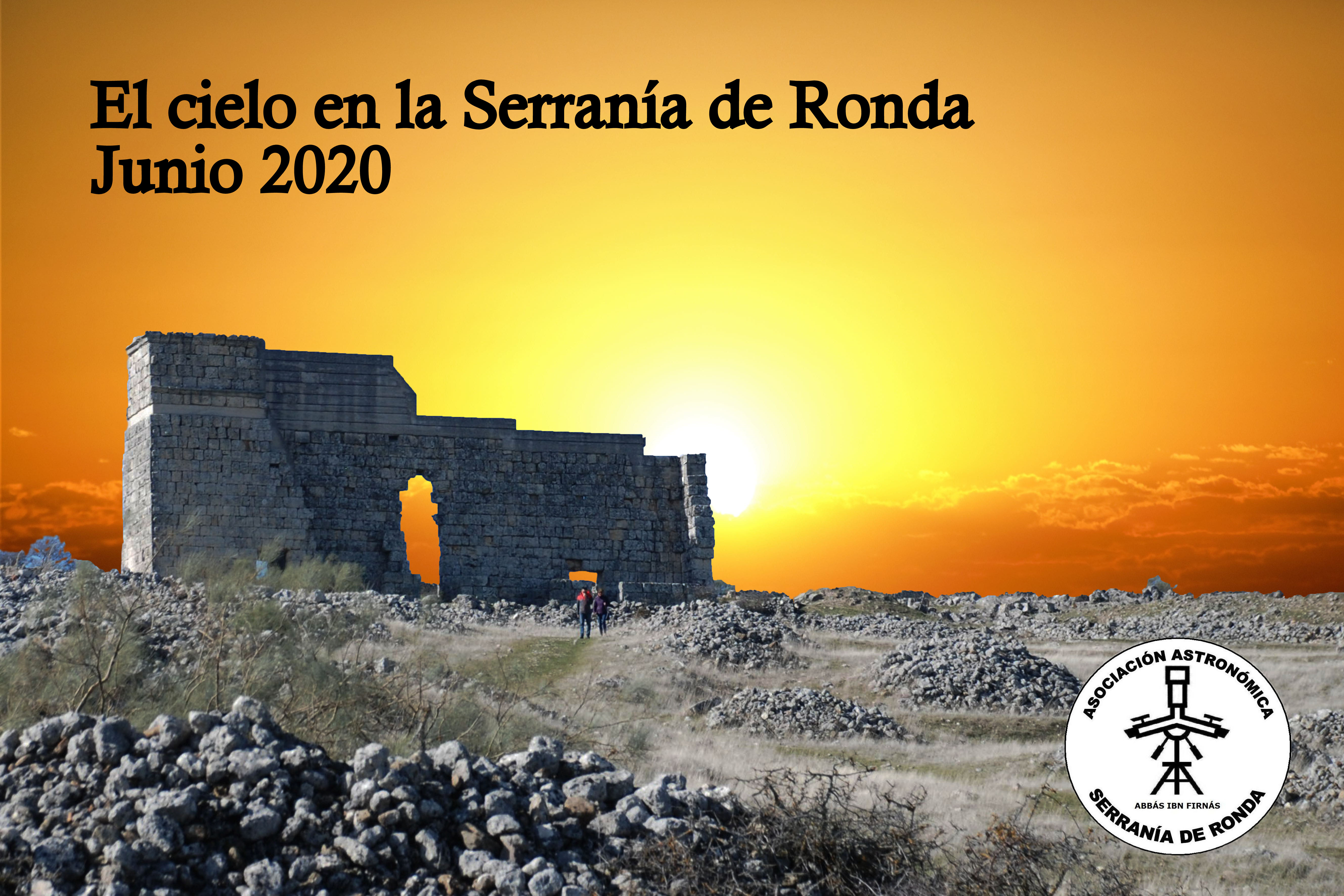Imagen del teatro romano de Ainipo en el atardecer del Solsticio de Verano.
