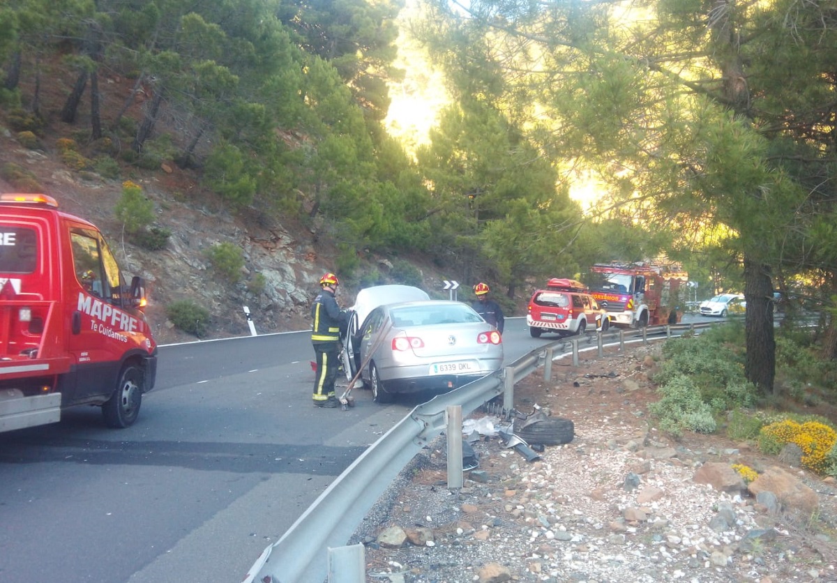 El accidente tuvo lugar en el tramo comprendido dentro del término municipal de Igualeja.