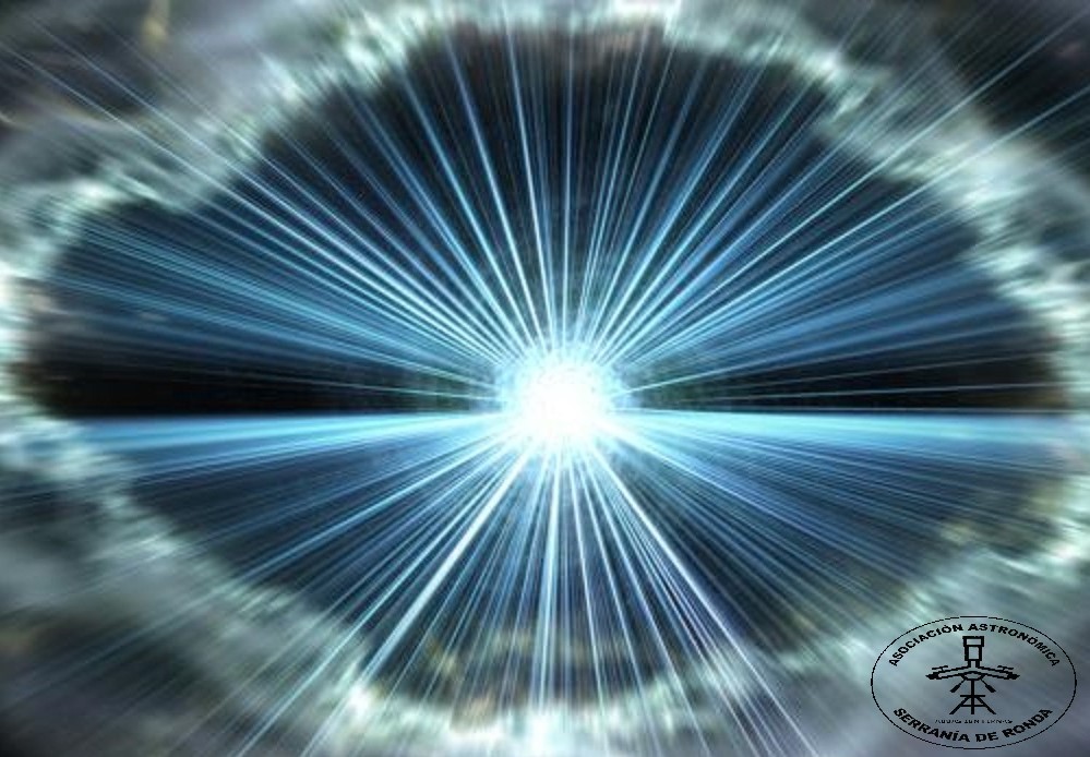 Representación artística del Big Bang.