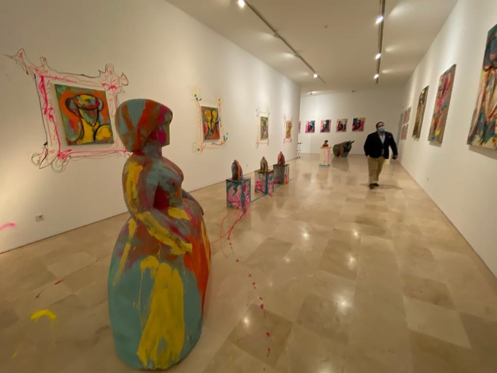 La muestra se puede contemplar en la sala de exposiciones de Santo Domingo.