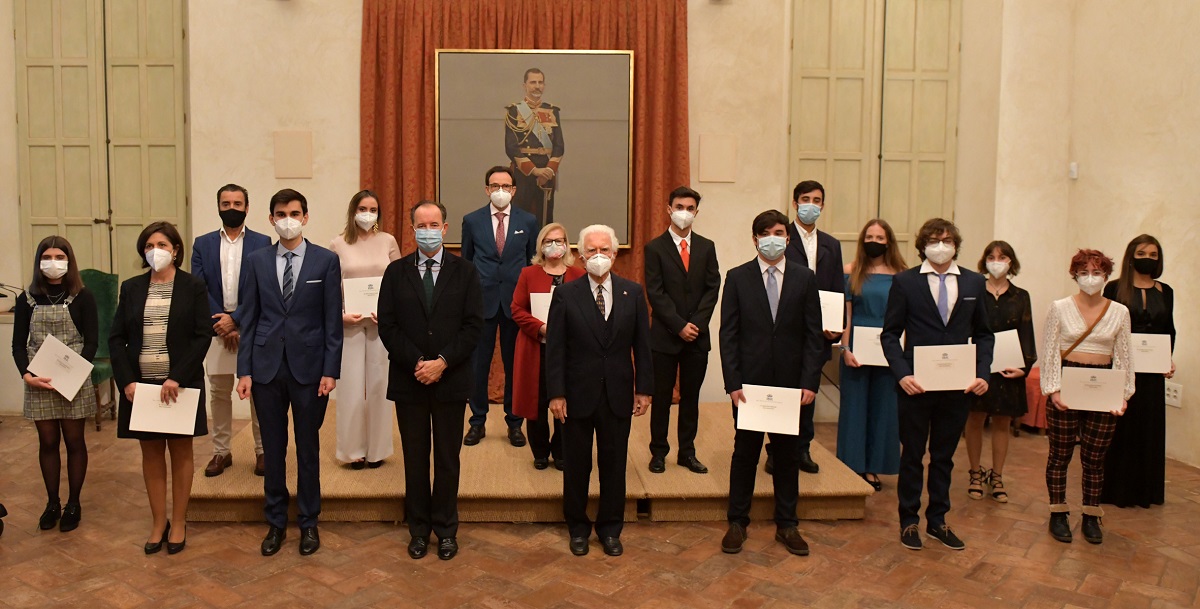 Imagen de los premiados que se ha celebrado esta noche en la Real Maestranza.