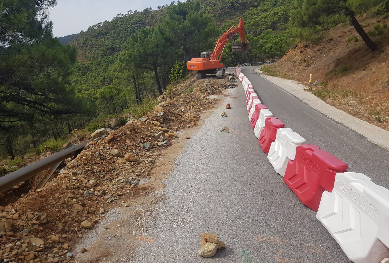 La Diputación destina 709.000 euros para la mejora de la carretera MA-8301 que une Estepona con Jubrique