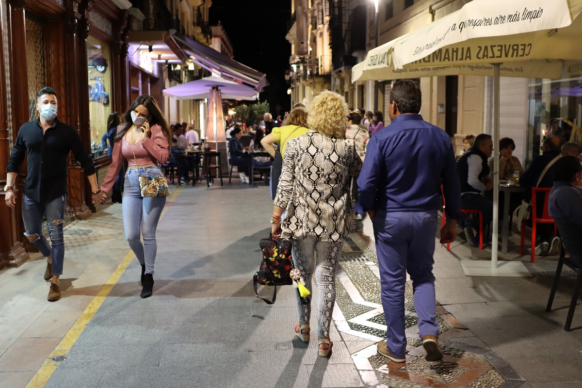 Imagen del centro de Ronda tomada durante el pasado puente del Pilar.