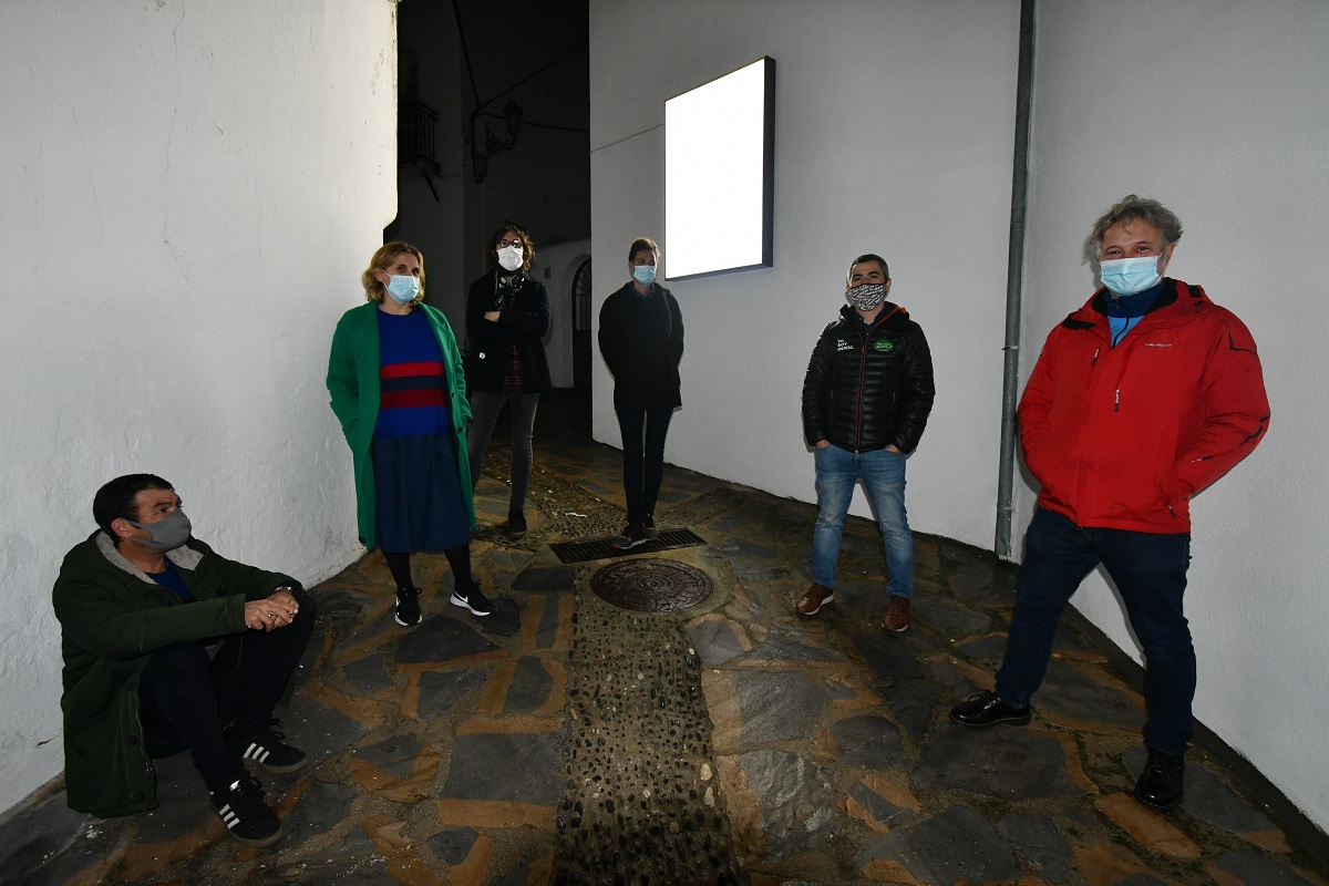 Imagen de grupo de los artistas que participan en esta acción cultural.